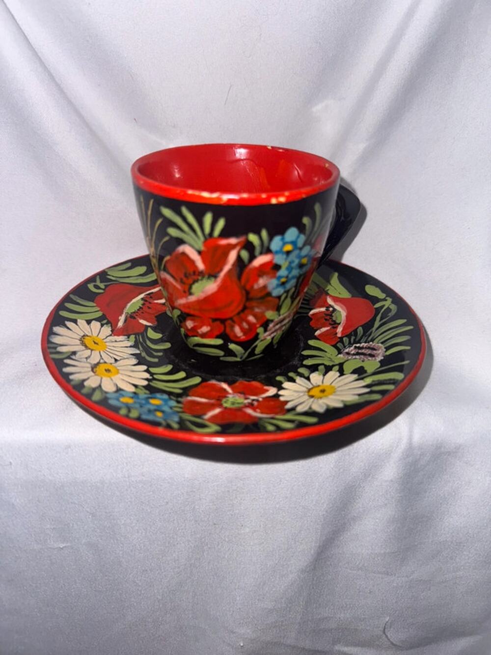 VTG Ditmar Urbach ceramic tea cup/saucer set